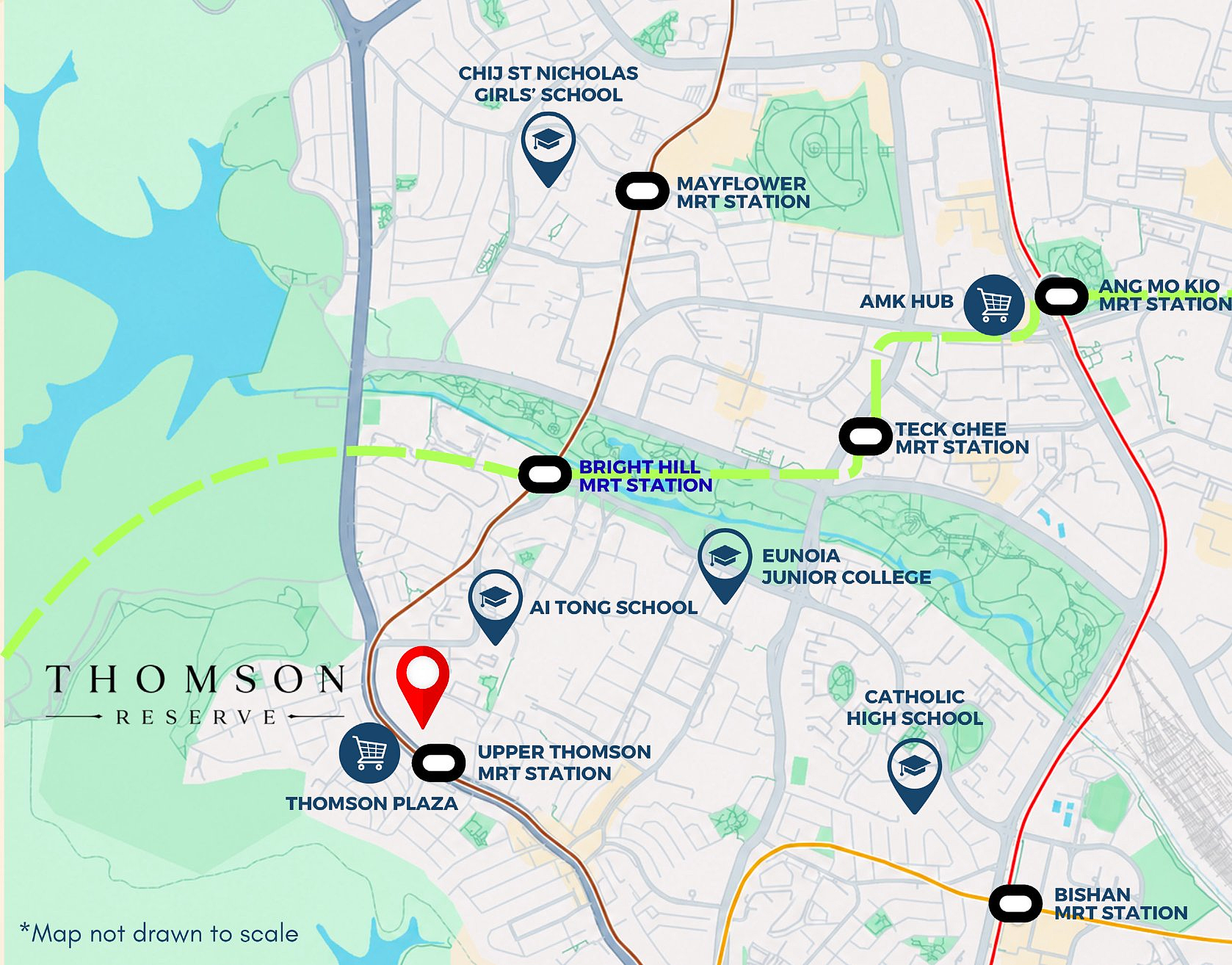 Thomson Reserve location map